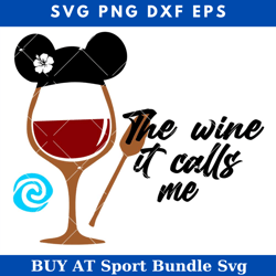 moana wine glass svg, the wine it calls me svg, princess