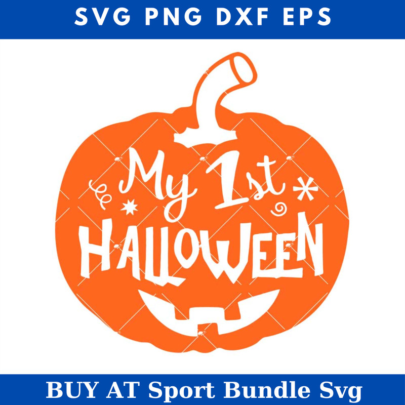 My First Halloween Svg, First Halloween Svg, Pumpkin.jpg