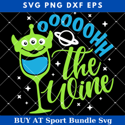 ooooh the wine svg, toy alien wine glass svg, drink party