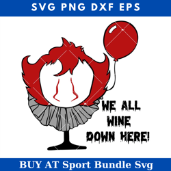 pennywise it wine glass disney svg, food and wine festivals