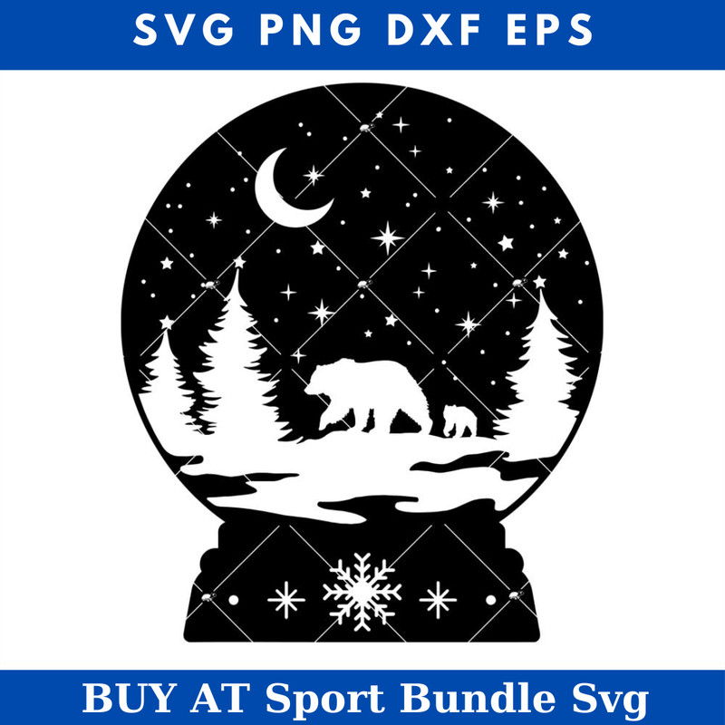 Polar Bear Family Christmas Svg, Rustic Christmas Svg.jpg