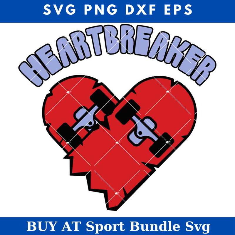 Skateboard Valentines Svg, Heartbreaker Svg, Broken Heart.jpg