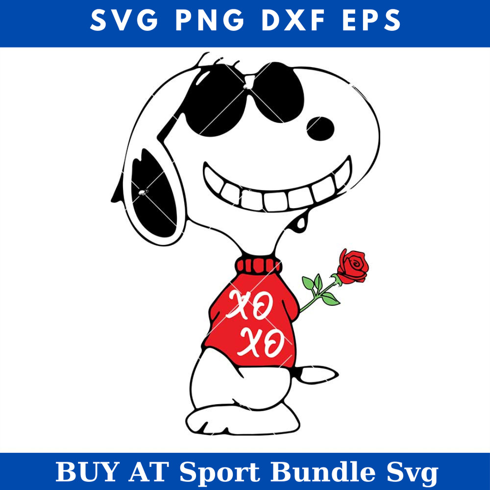 Snoopy XOXO Svg, Snoopy Valentines Day Svg, Love Svg.jpg