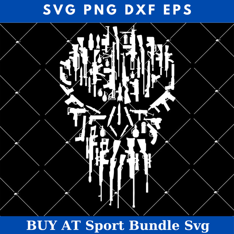 Soldier Weapon Svg, Military Skull Svg, Guns Skull Svg.jpg