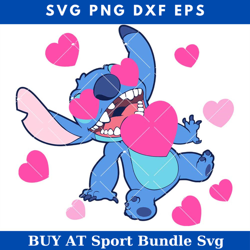 Stitch cupid svg, stitch in love svg, heart svg.jpg