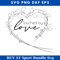 Touched By Love Svg, Love Sign Svg, Love Svg, Heart Flower.jpg