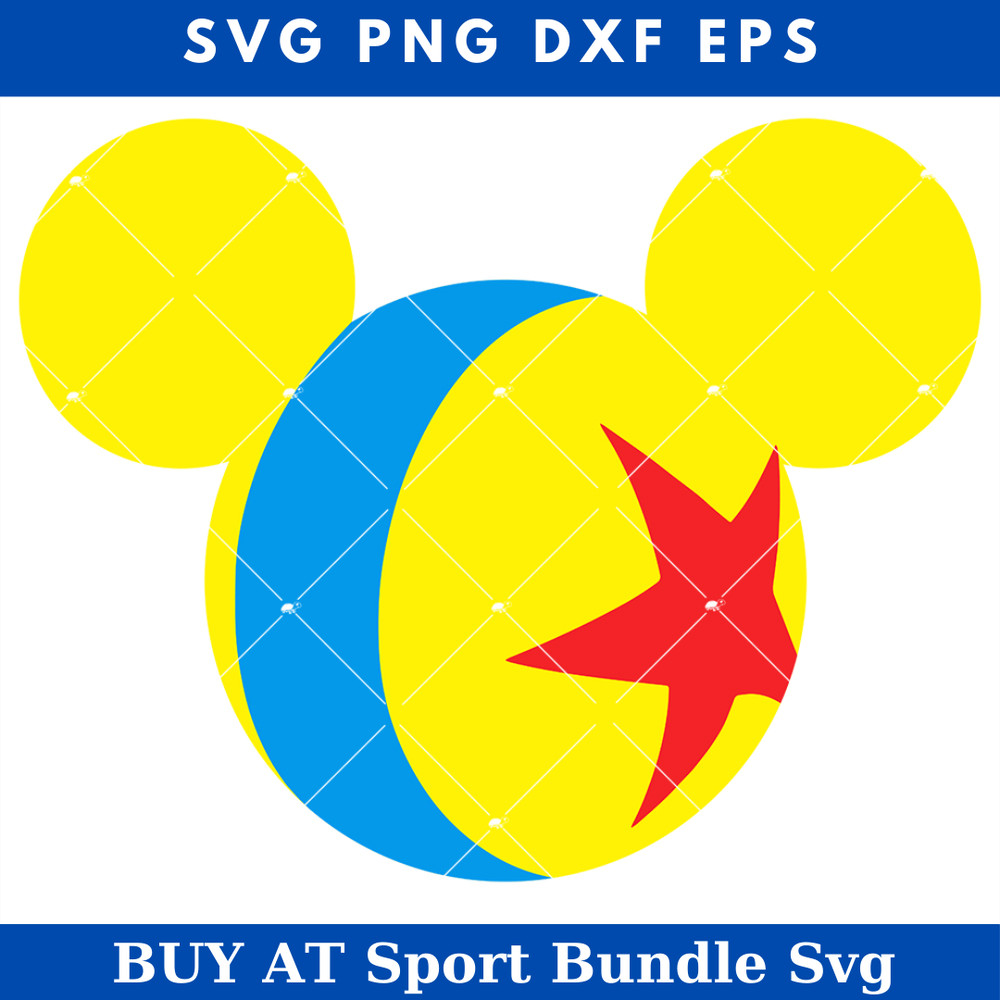 Toy Story Character Svg, Mouse Ears Svg, Ball Luxo Svg.jpg