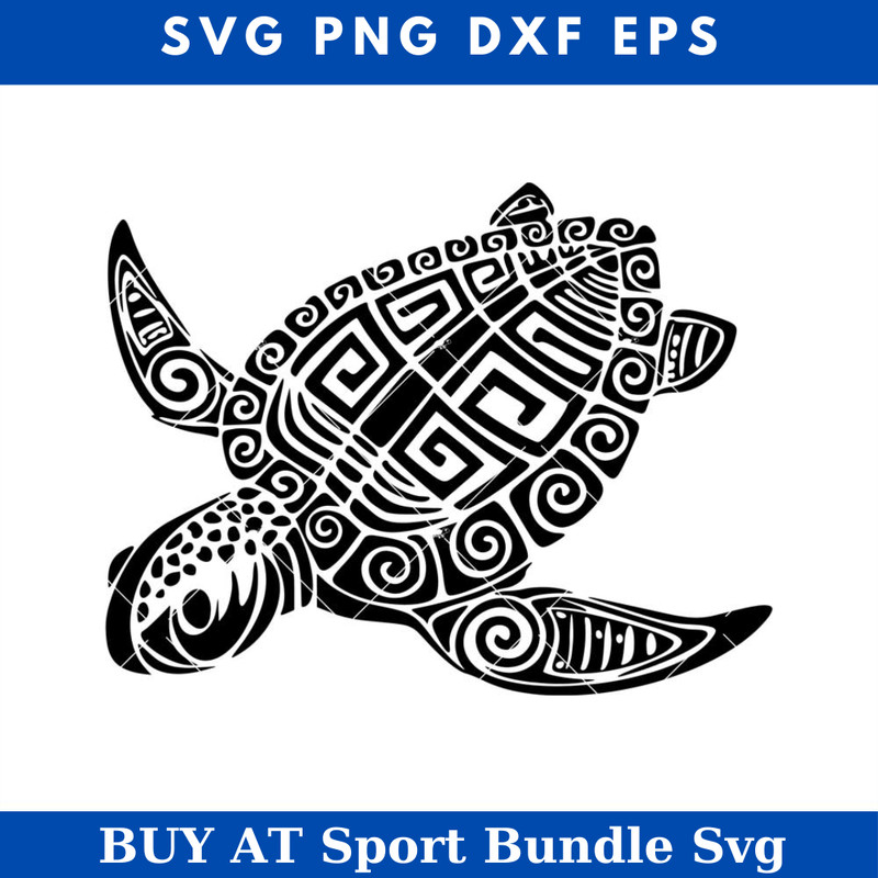 Tribal Hawaiian Sea Turtle Svg, Tribal Sea Turtle Svg, Turtle Svg   Svgturtle.com.jpg