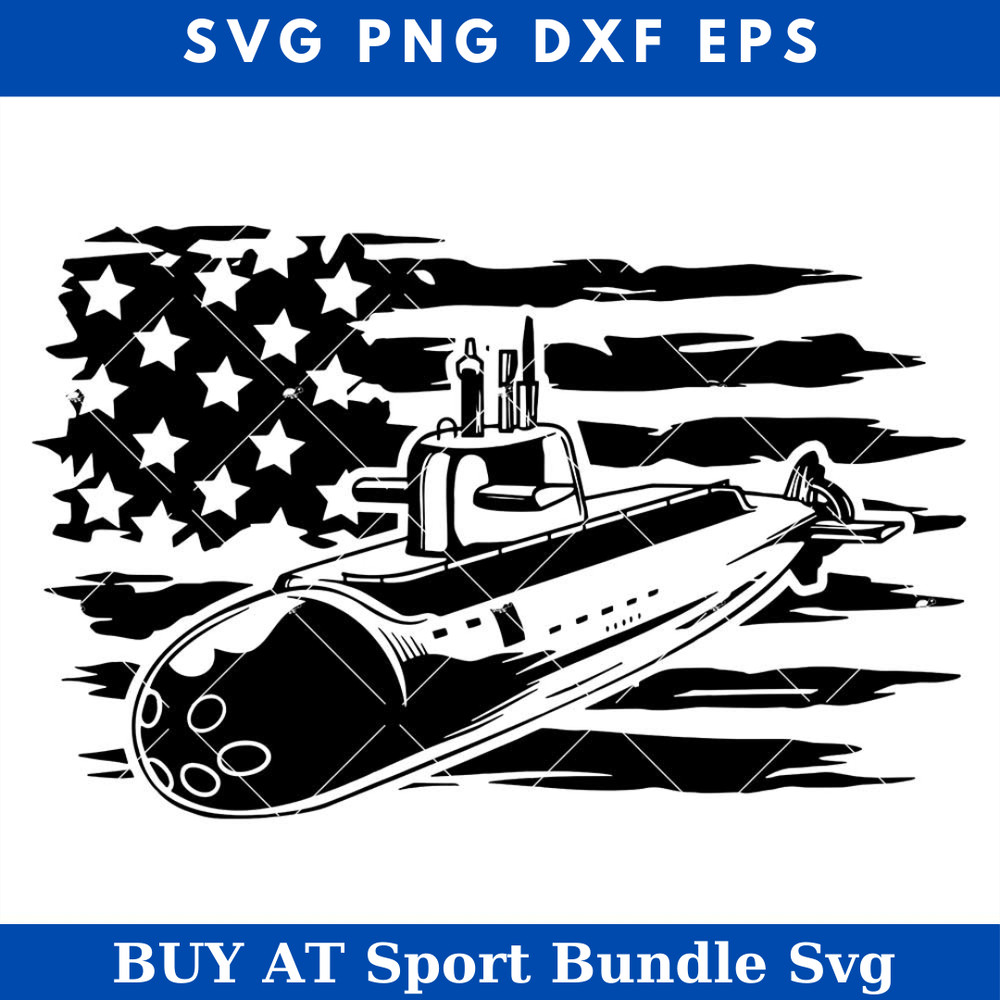 US Warship Svg, US Submarine Svg, Underwater Svg.jpg