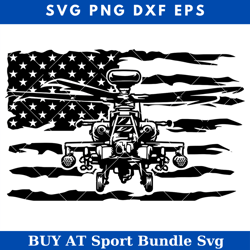 usa helicopter svg, us apache svg, army military svg