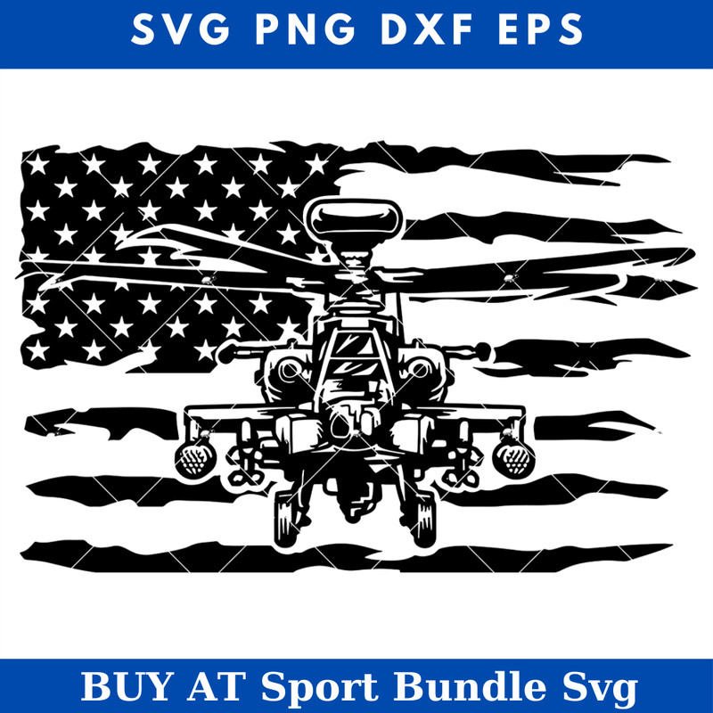 USA Helicopter Svg, US Apache Svg, Army Military Svg.jpg