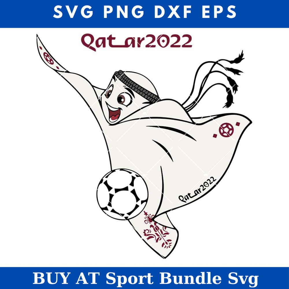 World Cup 2022 Mascot Svg, World Cup 2022 Qatar Svg.jpg