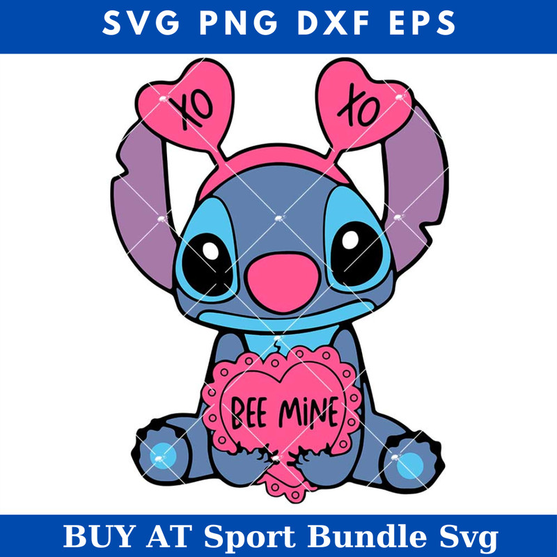 Xoxo Valentines Svg, Stitch Valentines Day Svg.jpg
