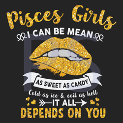 pisces girls birthday svg digitalbirthday gifts pisces birthday