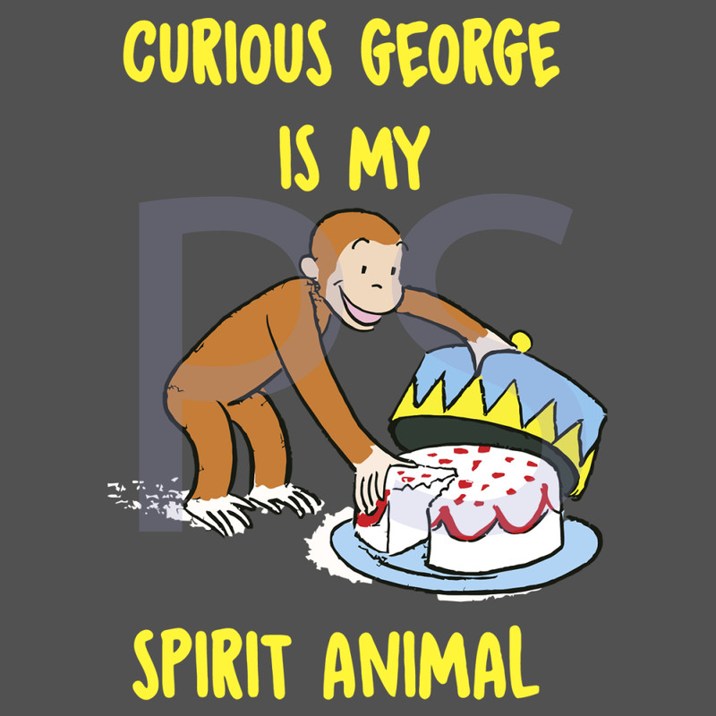 Curious-George-Is-My-Spirit-Animal-Eating-Cake-Trending-Svg-TD0032.png