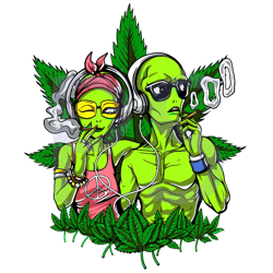 hippie aliens smoking weed bong, trending svg, weed hippie, weed svg, funny weed apparel, smoke weed, pot smoker svg, ga