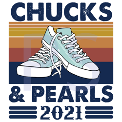 vintage chucks and pearls 2021 svg, trending svg, kamala harris svg, vp 2021 svg, madam vp svg, chucks and pearls, conve