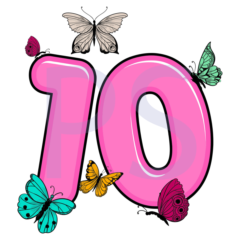 10th-Birthday-Butterflies-10-Years-Old-Girls-Butterfly-Svg-BD210424LT1.jpg