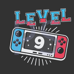 level 9 birthday boy girl 9 years old video games svg, birthday svg, level 9 svg, 9th birthday svg, 9 years old svg, 9 y