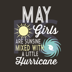 may girls are sunshine mixed with a little hurricane svg, birthday svg, birthday gift svg, may girl svg, sunshine svg, h