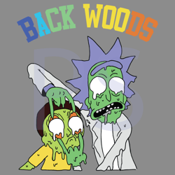 rick and morty zombie backwoods svg, trendin svg, funny tv series svg, tv series svg, funny series svg, rick and morty s