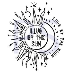 live by the sun love by the moon svg, trending svg, sun svg, moon svg, live by the sun svg, love by the moon svg, sun mo