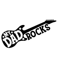 my dad rocks svg, fathers day svg, dad rocks svg, guitar svg, guitar bass svg, rockin svg, rock styles svg, father svg,