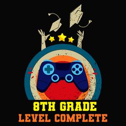 junior high 8th grade level complete svg, trending svg, 8th grade svg, level complete svg, grade level svg, junior level