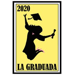 mexican loteria journal: la graduada 2020 svg, trending svg, card svg, journal svg, graduada svg, graduate svg, students