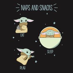 star wars the mandalorian baby yoda the child naps and snacks doodles svg, star wars svg, baby yoda svg, mandalorian svg