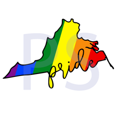 virginia lgbt pride svg, lgbt svg, virginia svg, virginia map svg, lgbt flag svg, pride svg, rainbow svg, rainbow flag s