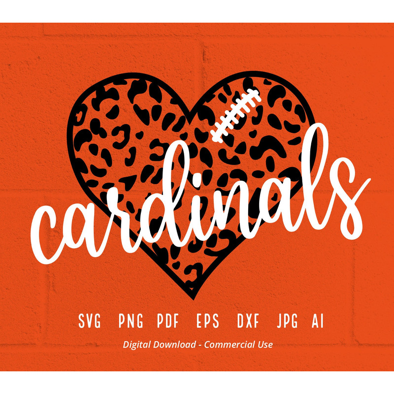 Leopard Heart Cardinals SVG, Cardinals Mascot svg,Cardinals svg,Cardinals School Team,Cardinals Cheer svg,Cardinals Football,Cardinals Heart.jpg