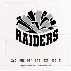 raider cheer svg, raider