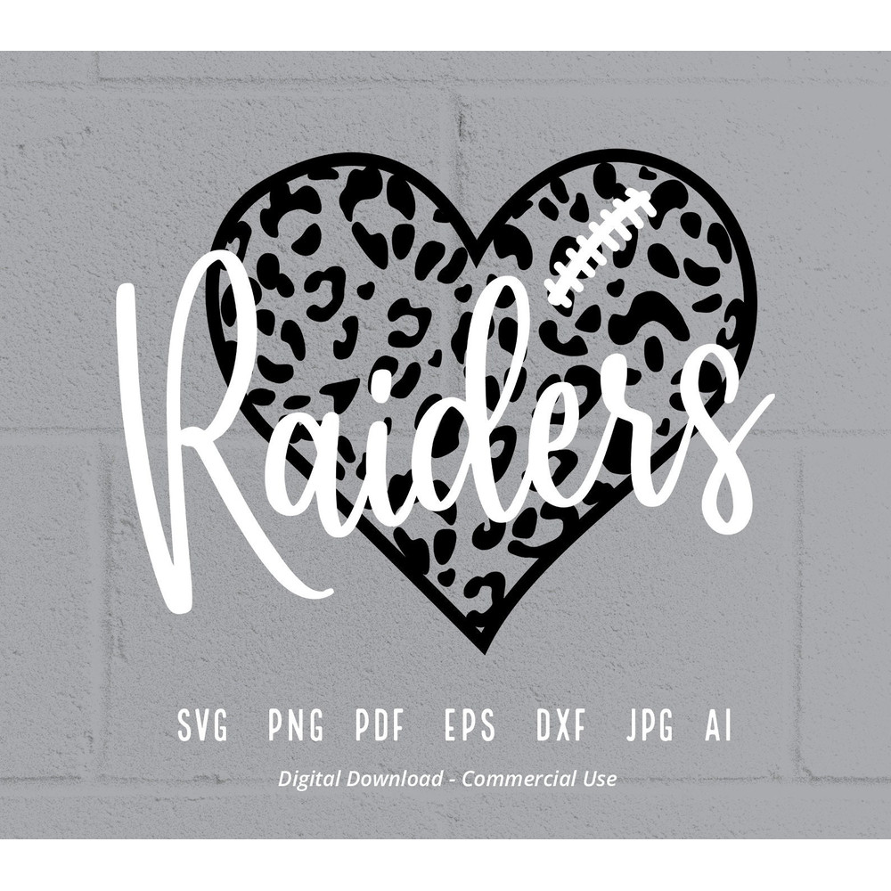 Raider Heart svg, Raider, Raiders, Heart svg, png, Sublimation, Heart Clipart, Cheer svg, SVG for Shirts, SVG for Cricut, Shirt Design.jpg