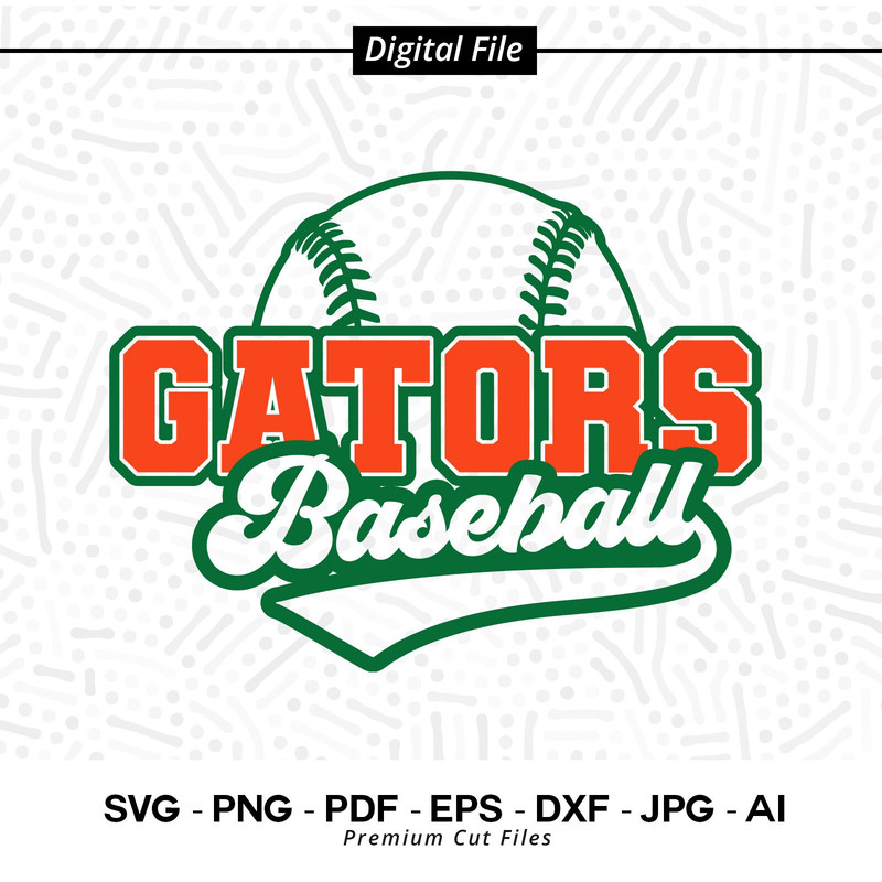 Baseball SVG PNG, Gator Baseball, Gator, Gators, Baseball svg, Cricut svg, Digital Download, Sublimation, Baseball Clipart, SVG for Shirts.jpg