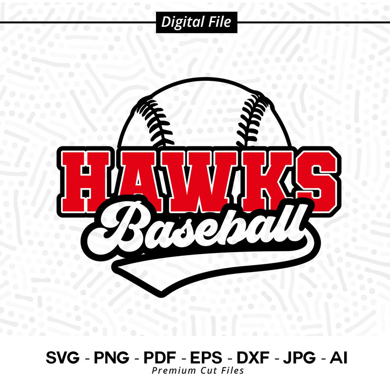 Baseball SVG PNG, Hawk Baseball, Hawk, Hawks, Baseball svg, Cricut svg, Digital Download, Sublimation, Baseball Clipart, SVG for Shirts.jpg