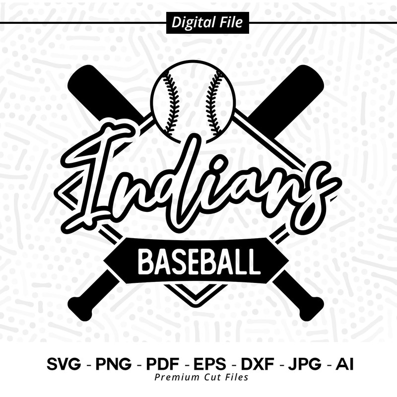 Baseball SVG PNG, Indian Baseball, Indian, Indians, Baseball, svg, Indian Softball, Cricut svg, Digital Download, Sublimation png, Cut file.jpg
