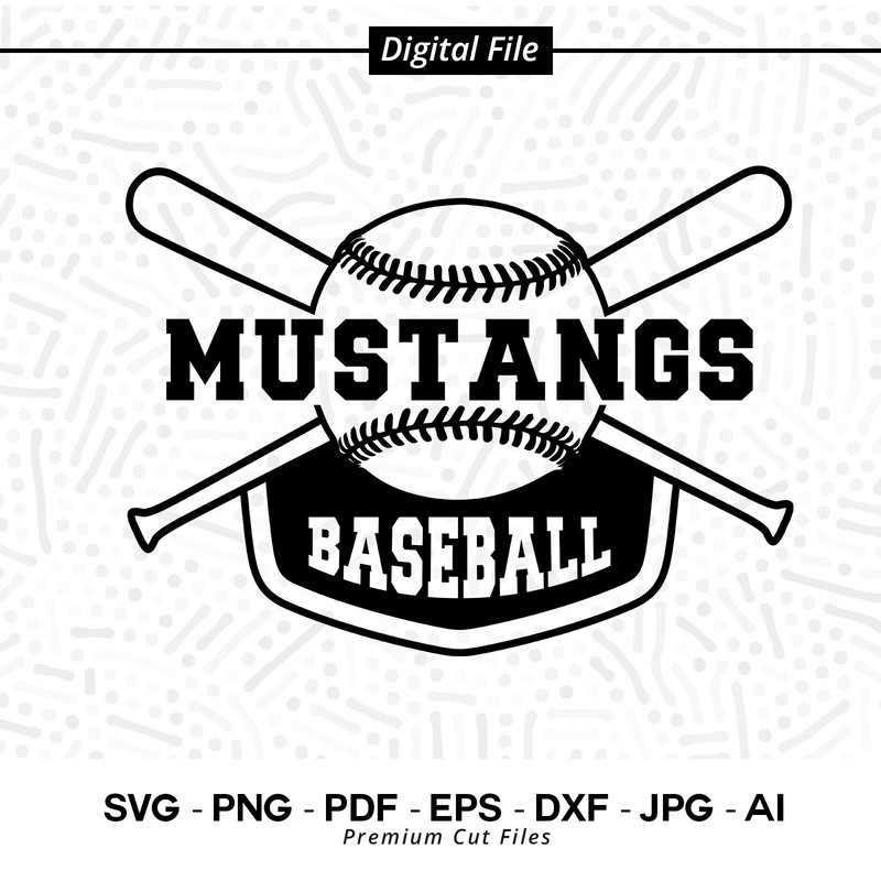 Baseball SVG PNG, Mustang Baseball, Mustang, Mustangs, Baseball, svg, Mustang Softball svg, Cricut svg, Digital Download, Sublimation png.jpg