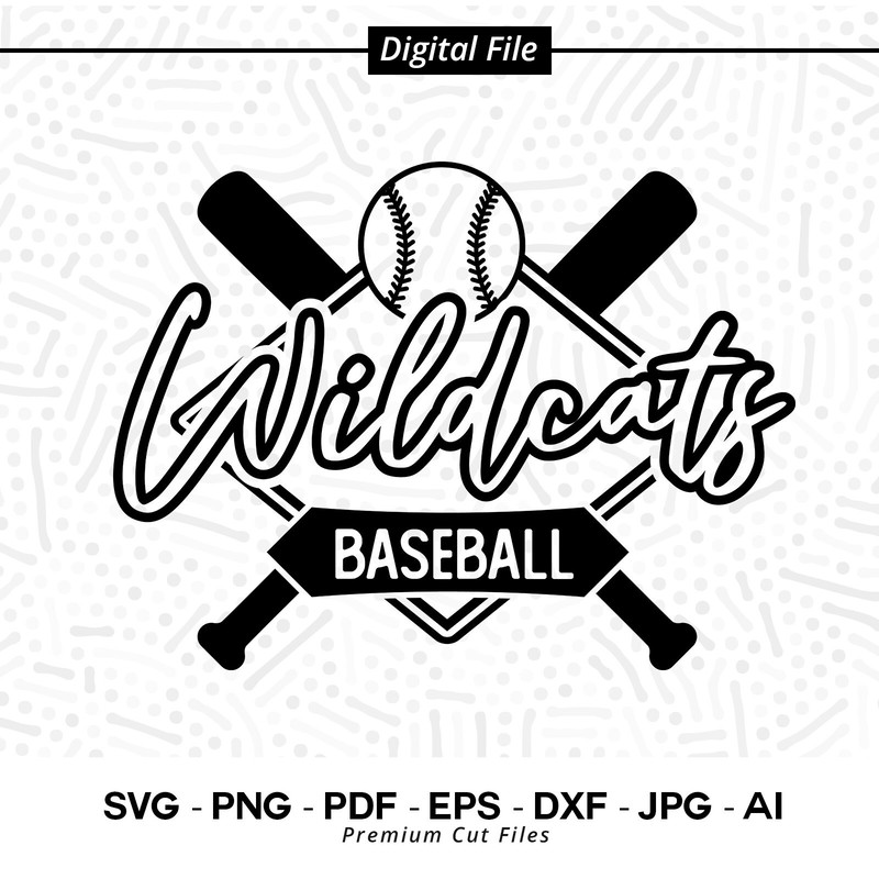 Baseball SVG PNG, Wildcat Baseball, Wildcat, Wildcats, Baseball, svg, Wildcat Softball svg, Cricut svg, Digital Download, Sublimation png.jpg
