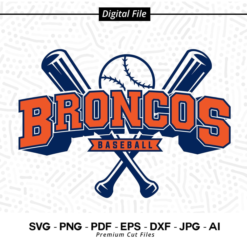 Broncos Baseball SVG PNG, Baseball svg, Broncos svg, Baseball Shirt svg, Baseball Mom svg, Broncos Pride svg, Broncos Cheer svg, Cricut 1.jpg