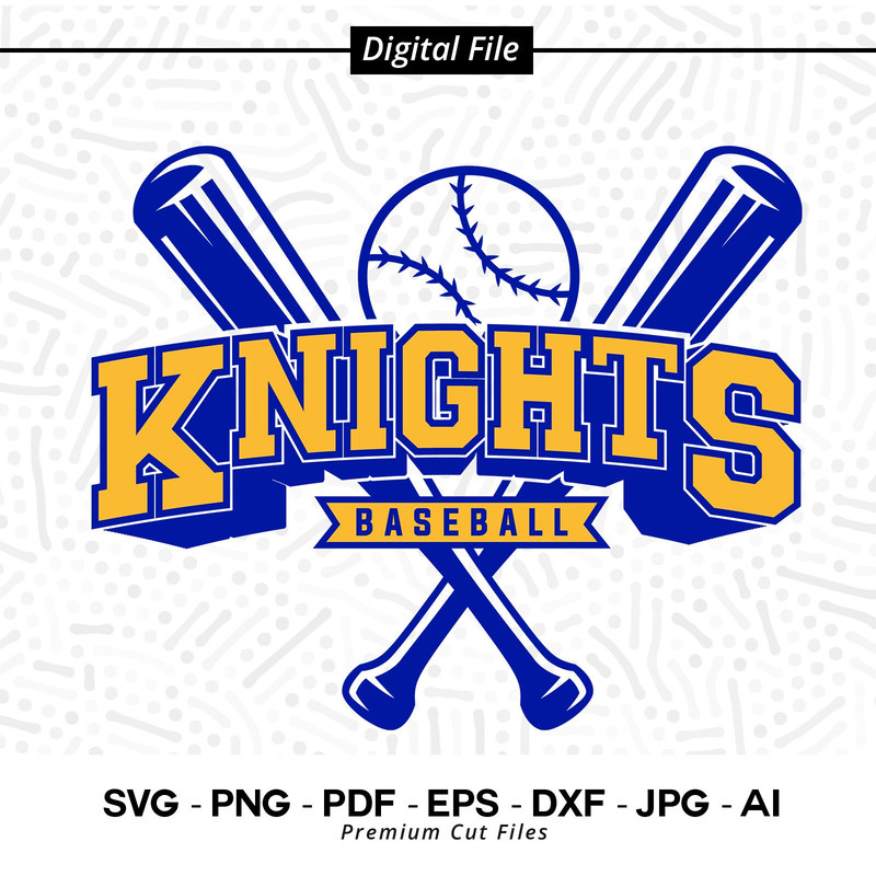 Knights Baseball SVG PNG, Baseball svg, Knights svg, Baseball Shirt svg, Baseball Mom svg, Knights Pride svg, Knights Cheer svg ,Cricut 1.jpg