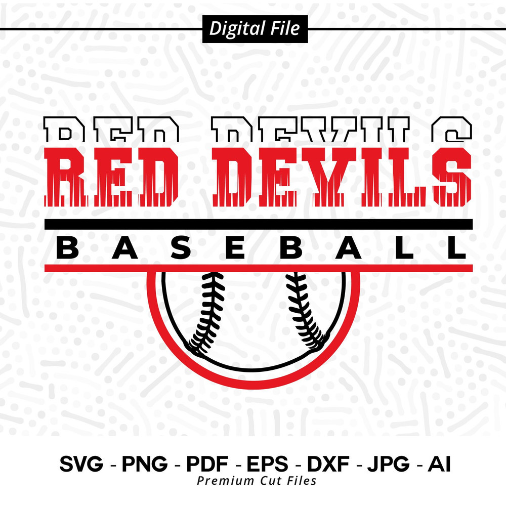 Red Devils Baseball SVG PNG, Baseball svg, Red Devils svg, Baseball Shirt svg, Baseball Mom svg, Red Devils Pride svg, Cricut, Cut File 2.jpg