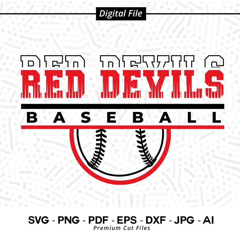 Red Devils Baseball SVG PNG, Baseball svg, Red Devils svg, Baseball Shirt svg, Baseball Mom svg, Red Devils Pride svg, Cricut, Cut File 2.jpg