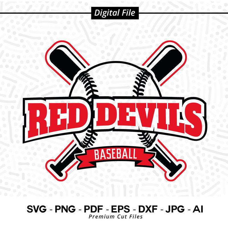 Red Devils Baseball SVG PNG, Baseball svg, Red Devils svg, Baseball Shirt svg, Baseball Mom svg, Red Devils Pride svg, Cricut, Cut File 3.jpg