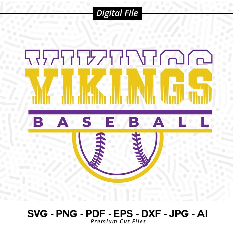 Vikings Baseball SVG PNG, Baseball svg, Vikings svg, Baseball Shirt svg, Baseball Mom svg, Vikings Pride svg, Vikings Cheer svg, Cricut 2.jpg