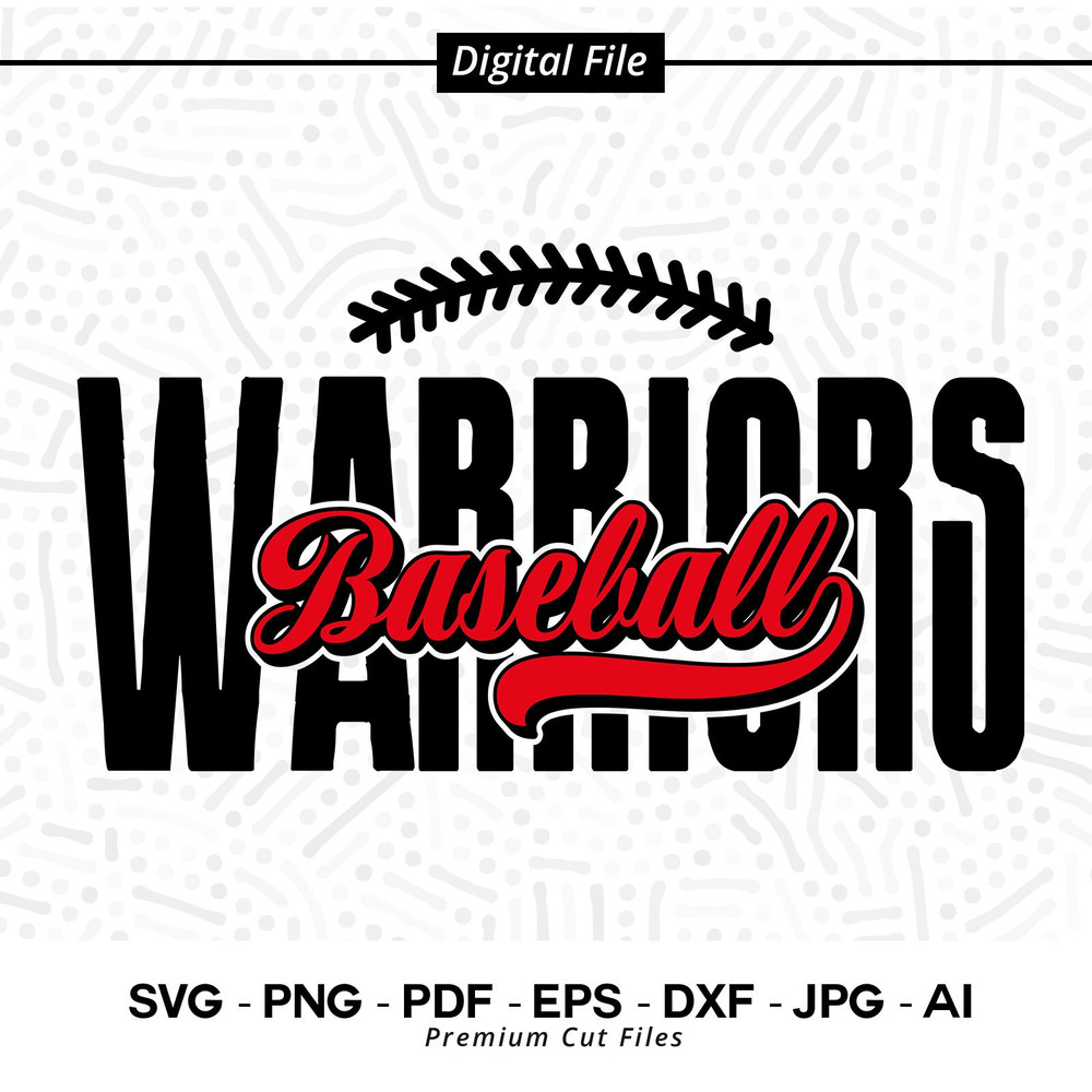 Warriors Baseball SVG PNG, Baseball svg, Warriors svg, Baseball Shirt svg, Baseball Mom svg, Warriors Pride svg, Warriors Cheer svg,Cut File.jpg