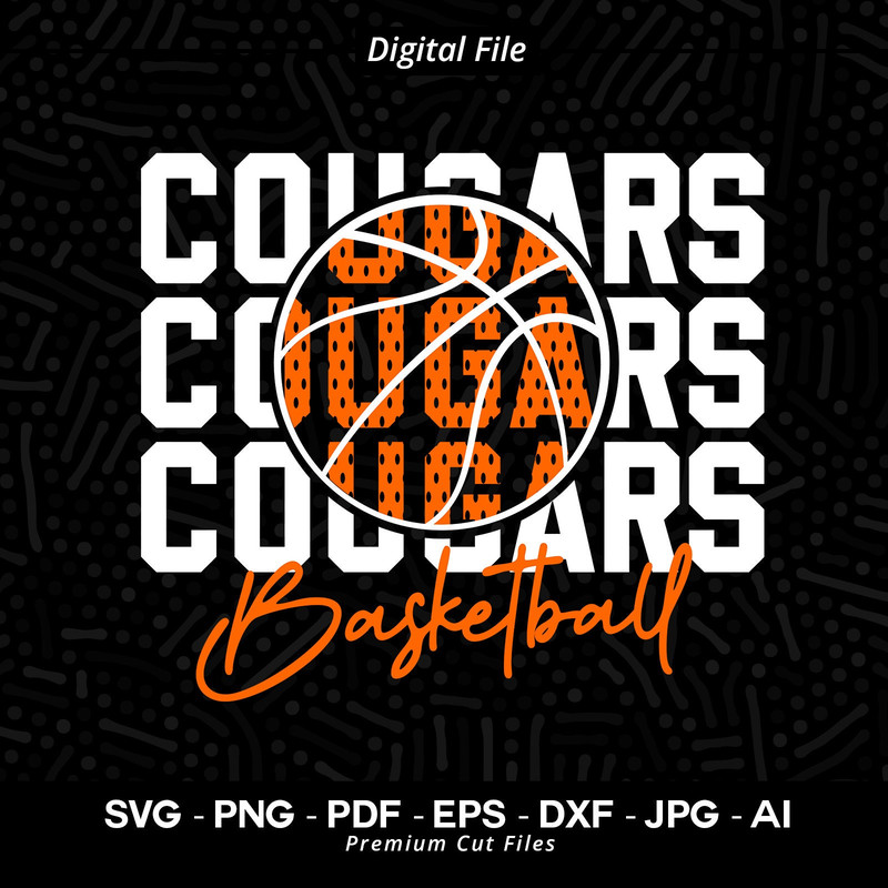 Basketball SVG PNG, Cougar Basketball, Cougar, Cougars, Basketball svg, Cheer svg, Sublimation, Digital Download,Basketball Clipart,Cut File.jpg