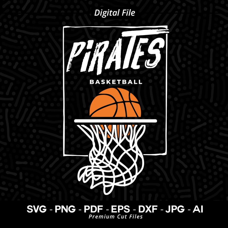 Basketball SVG PNG, Pirate Basketball, Pirate, Pirates, Basketball, svg, Cheer svg, Sublimation png, Digital Download, Basketball Clipart.jpg