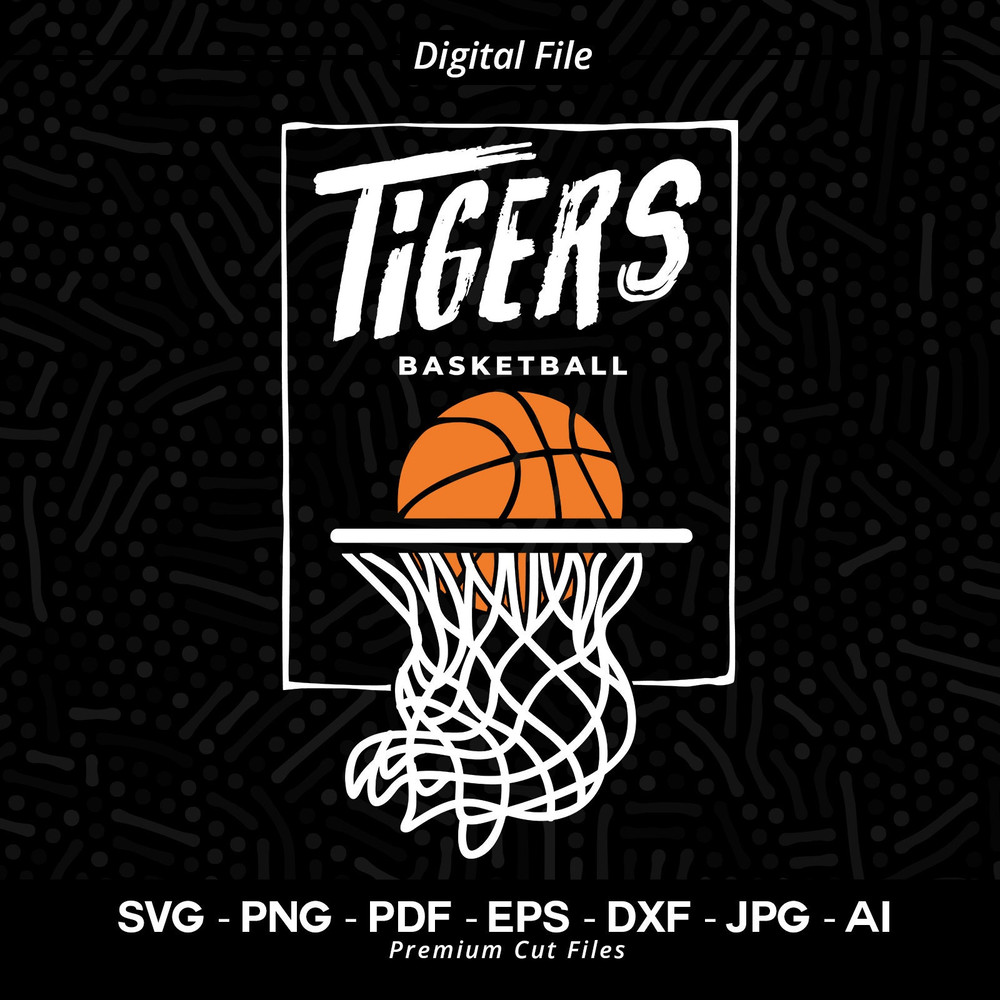 Basketball SVG PNG, Tiger Basketball, Tiger, Tigers, Basketball svg, Tiger Cheer svg, Sublimation png, Digital Download, Basketball Shirt.jpg