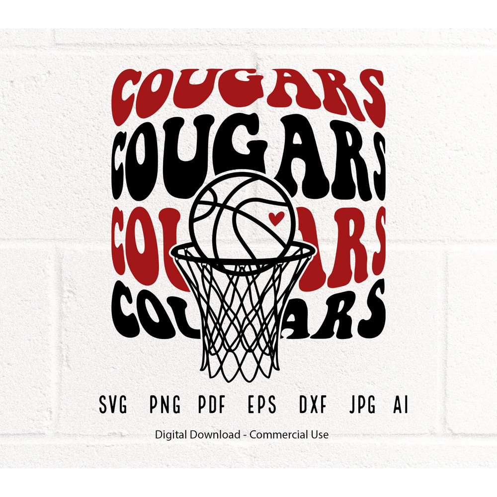 Cougars Basketball SVG PNG, Cougars Mascot svg, Cougars svg,Cougars School Team svg,Cougars Hoop svg,Basketball Hoop svg, School Spirit.jpg